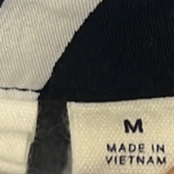 Gap, 100% Rayon/Viscose, Lounge, Roll Sleeves Dress, Blue/White, Size Medium - Picture 5 of 7